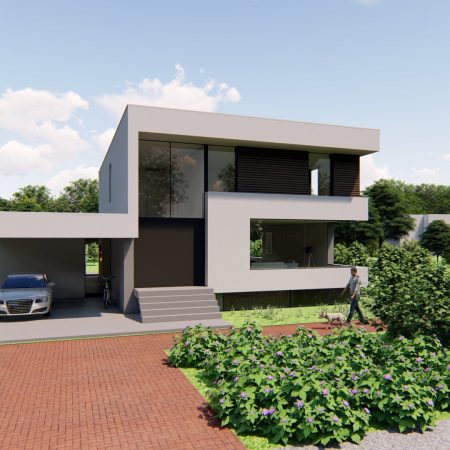 Moderne villa bouwen